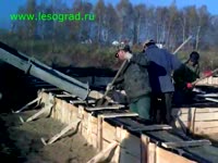 Заливка фундмента под деревянный дом