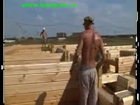 Строительство дома из профилированного бруса