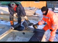 Строительство дома из сухого профилированного бруса