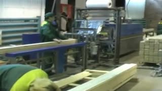 Упаковка вагонки, пиломатериалов в пленку МП3Д1ПА