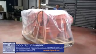 Упаковка крупногабаритных грузов. Колонна TURBOPACK