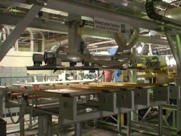 Линия для сортировки по длине и накопления материала