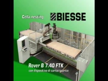 Обрабатывающий центр с ЧПУ Rover B 7.40 FTK