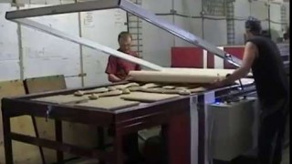 Работа откатного термовакуумного станка