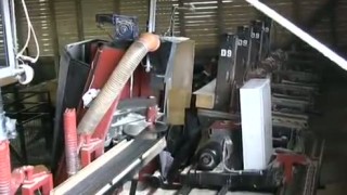 StrojCAD D9 дисковая пилорама с третьей пилой для резки широких досок - Часть 1