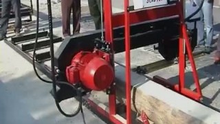 SCAD700 - небольшая ручная ленточная пилорама StrojCAD