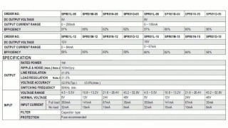 DCDC преобразователи серии SPR01  компании ... - Инструкция Чип и Дип