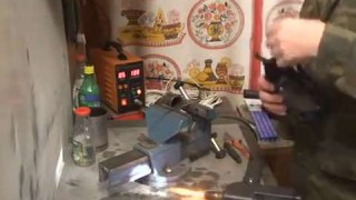 Горыныч   сварка чугунной муфты латунной и медной Harris0 присадкой плазменным сварочным аппаратом