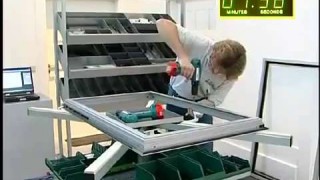 Монтаж и установка фурнитуры Sobinco на алюминиевые окна