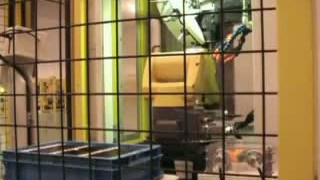 Использование обслужующего робота со станком с ЧПУ Fanuc