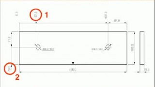 BLUM Tandem Front Fixing Bracket Drilling Jig