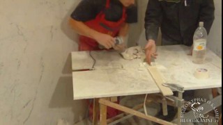 Как сверлить мрамор. Мастер-Класс