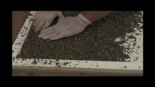 Decorative Concrete Countertop Casting. How to make Sand Stone