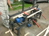 Автоматический торцовочный станок для тарной доски