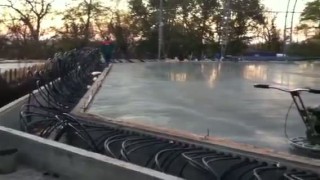 Бетонные полы - бетонирование катка