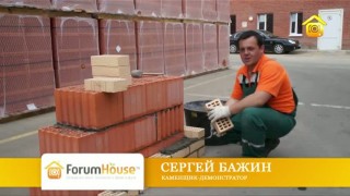 Укладка лицевого кирпича Terca (ForumHouseTV)