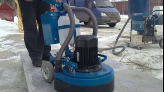 GPM-400 and SPEKTRIN Hardener. Concrete polishing #100