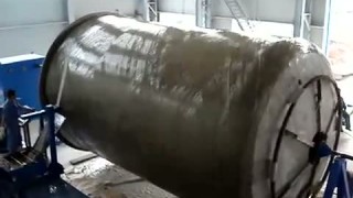 Horizontal Winding Machine of FRP Vessels