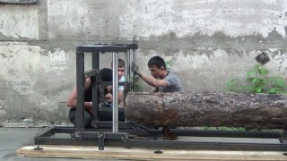 Сборка и настройка мини пилорамы Мурка М5.