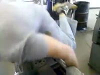 Травма при работе на токарном станке