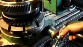 Фрезерование зубьев на поворотном столе