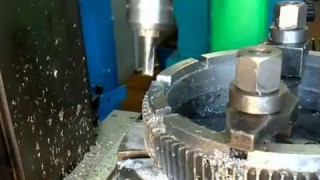 Фрезерование зубьев храповика