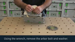 Замена пильного диска Festool