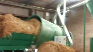 линия гранулирования соломы