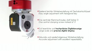 ЧПУ угловая головка с возможностью регулировки угла и цифровым дисплеем: