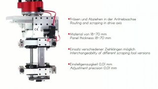 ЧПУ агрегат для обработки и срезания краёв кромки