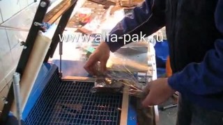 Термоупаковочный станок АП ТПЦ-200М - упаковка кошелька