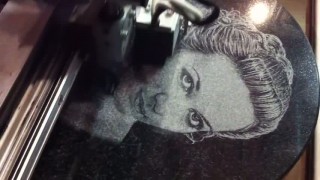 Алмазная гравировка портретов