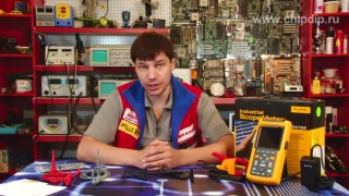 Fluke 125, Осциллограф, 2 канала x 40МГц - Электроника онлайн