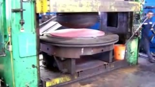 Горячая листовая штамповка днища.