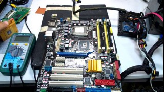 Ремонт материнской платы. Замена северного моста