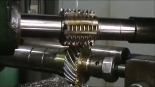 Косозубое цилиндрическое колесо червячная фреза.avi