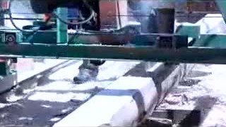 Дисковая пилорама Тайга ДП 1 в работе