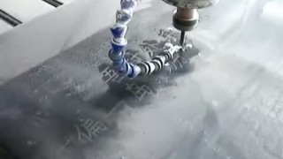 видео-фрезерный станок с чпу по камню