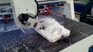 4-оси фрезерный станок с чпу по дереву за шаговые мотор