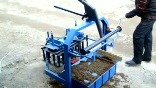 Станок для производства шлакоблоков на 4 блока.