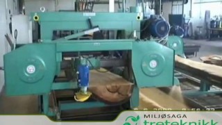 Ленточно-пильный станок для горизонтальной распилки бревен ТТМ-1100