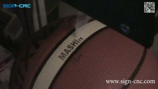 Лазерный маркер на баскетбол