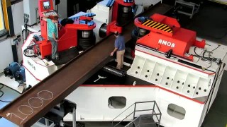 Профилегибочный станок MAH 1000/3 AC для гибки двутавровой балки HEB1000