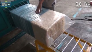 Scale Weighing Horizontal Bagging Baler. Упаковщик опилки, стружки, целлюлозного волокна