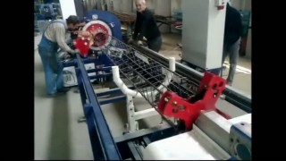 Сваенавивочная машина СМ Линия для сварки каркасов свай