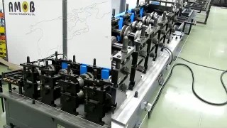 Линия AMOB для изготовления загнутых П-образных профилей гаражных и роликовых дверей