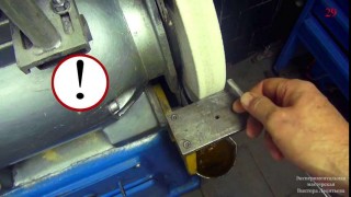 Основные правила работы на точильных станках. Видеокурс 8-1-1