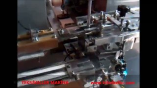Оборудование для обёртки сахара в 2-х кубиков сахара (конверт)-TEKNİKELLER İKİLİ SARIM MAKİNASI