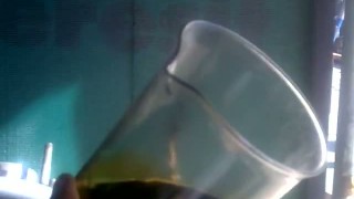 моторное масло до и после коагуляции, подготовка перед регенерацией на УВР