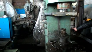 работа пресса гидравлического одностоечного П 6328Б усилие 63т